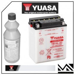 BATTERIA YUASA YB14L-A2 12V 14AH PER MOTO E SCOOTER