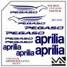 KIT ADESIVI stickers decal PER APRILIA PEGASO CUBE TRAIL STRADA COLORE BLU