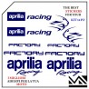 KIT ADESIVI stickers decal APRILIA FACTORY 750 900 1000 1200 MOTARD COLORE BLU