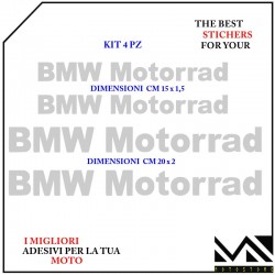 KIT ADESIVI Stickers Decal PER MOTO BMW MOTORRAD MOTORCYCLE