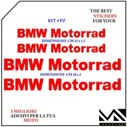 KIT ADESIVI Stickers Decal PER MOTO BMW MOTORRAD MOTORCYCLE