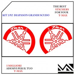 ADESIVI DIAPASON GRANDI STILIZZATI CON SCRITTA T MAX PER T MAX 500