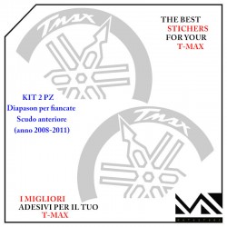 ADESIVI DIAPASON GRANDI STILIZZATI CON SCRITTA T MAX PER T MAX 500