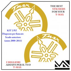 ADESIVI DIAPASON GRANDI STILIZZATI CON SCRITTA T MAX PER T MAX 500