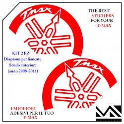 ADESIVI DIAPASON GRANDI STILIZZATI CON SCRITTA T MAX PER T MAX 500