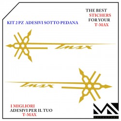 KIT ADESIVI 2 PEZZI DIAPASON E SCRITTA TMAX STELLA PER T-MAX 560