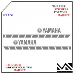 ADESIVI 2 PEZZI DIAPASON CON SCRITTA YAMAHA E LINE PER YAMAHA T-MAX XMAX MAJESTY