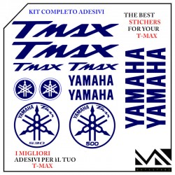 KIT SERIE DI ADESIVI COMPLETA PER YAMAHA TMAX T- MAX 500 530 DI COLORE BLU