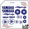 KIT ADESIVI 16 PEZZI DIAPASON E SCRITTE YAMAHA PER MAJESTY 400 250 VARI COLORI