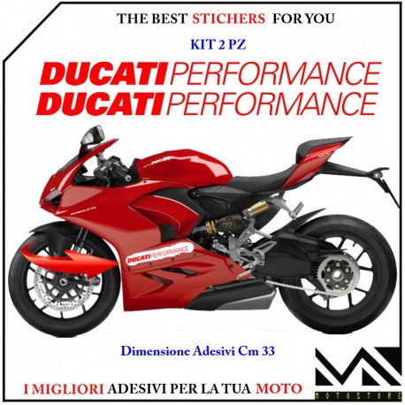 KIT ADESIVI "DUCATI PERFORMANCE" per DUCATI 899 1199 1299 PANIGALE COL. ROSSO