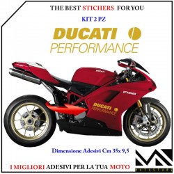 KIT ADESIVI DUCATI PERFORMANCE CARENE 899 1098 1198 1199 1299 PANIGALE ORO