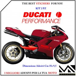 KIT ADESIVI DUCATI PERFORMANCE CARENE 899 1098 1198 1199 1299 PANIGALE ROSSO