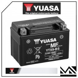 BATTERIA YUASA YTX9-BS TRIUMPH 765 STREET TRIPLE R